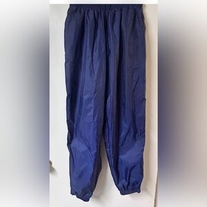 Nike Men Size XLarge Pants Activewear Blue Lined Pockets Zipper Closure Legs